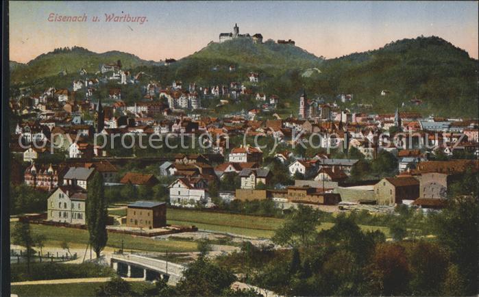 Eisenach Thueringen und Wartburg