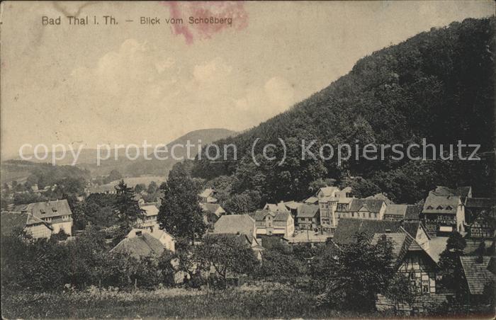 Bad Thal Ruhla Blick vom Schossberg