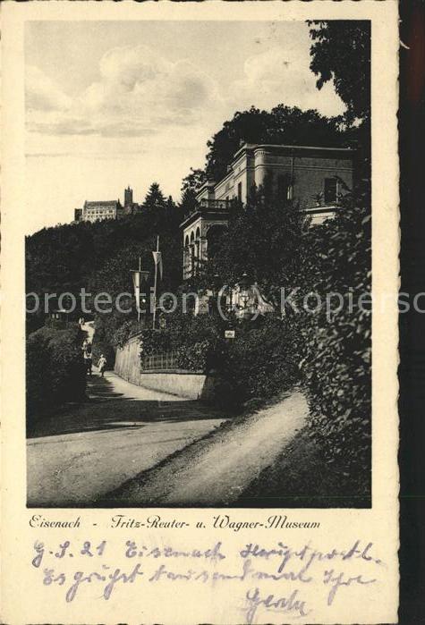 Eisenach Thueringen Reuter Villa und Wagner Museum