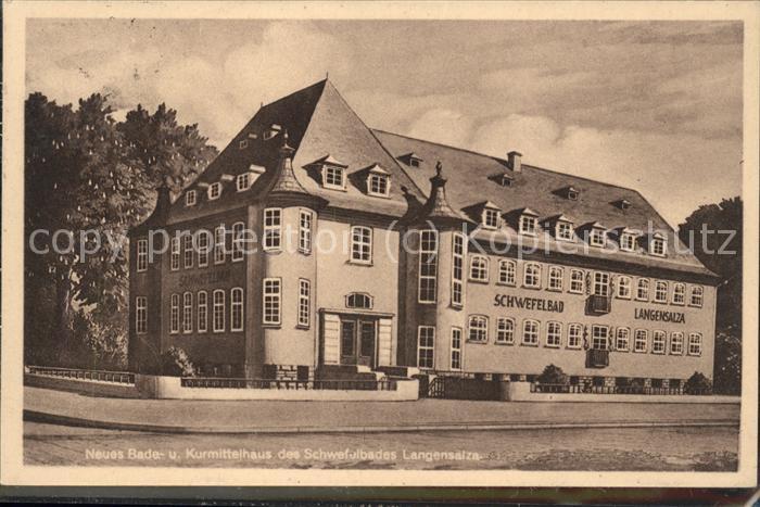 Bad Langensalza Neues Kurmittelhaus Schwefelbad