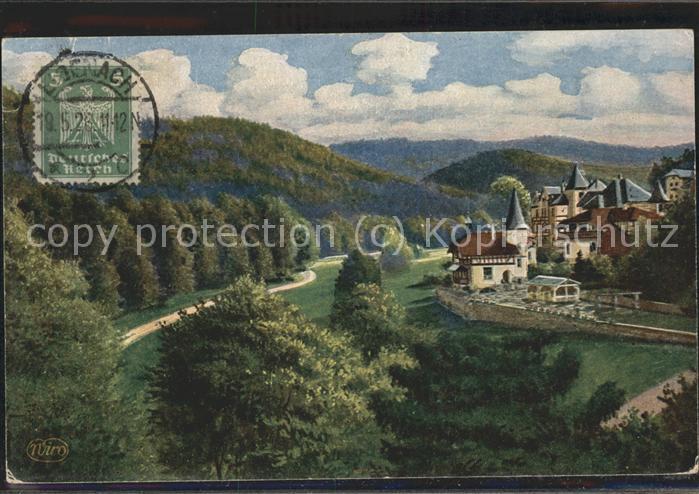 Eisenach Thueringen Blick ins Johannistal