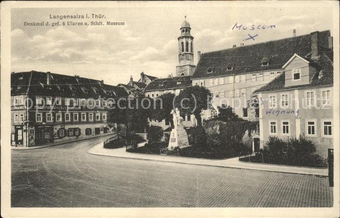 Bad Langensalza Ulanen Denkmal und Städt Museum