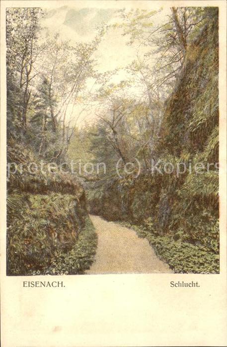 Eisenach Thueringen Schlucht