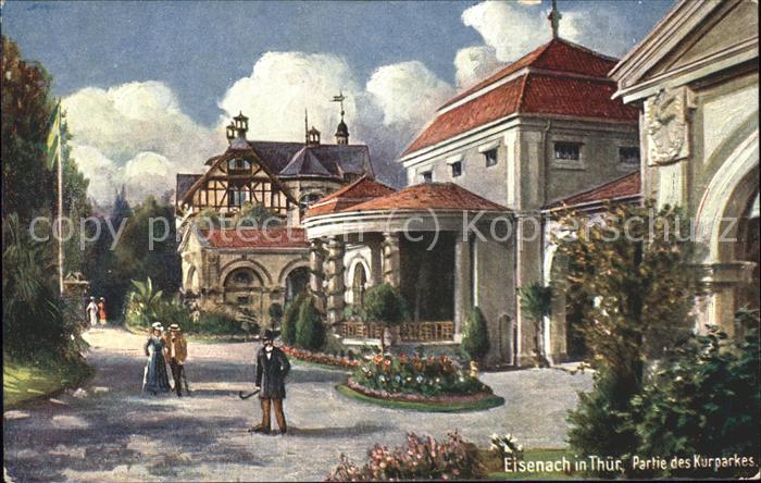 Eisenach Thueringen Im Kurpark