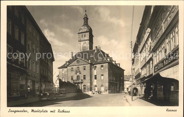 Bad Langensalza Marktplatz mit Rathaus