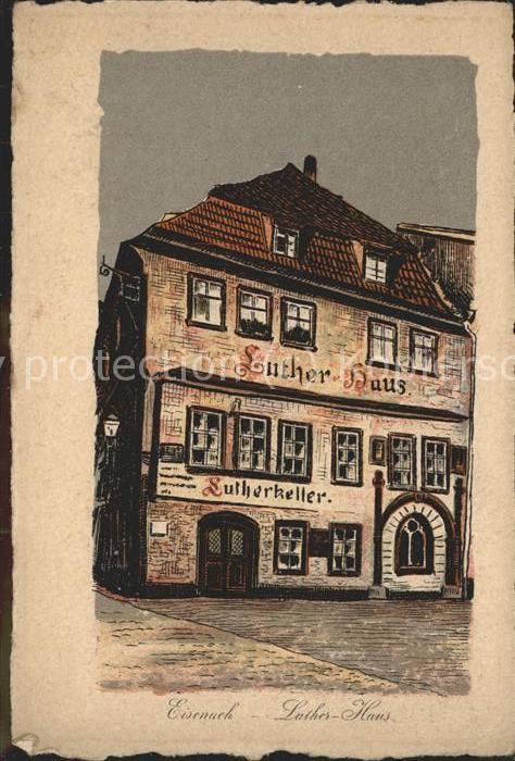Eisenach Thueringen Lutherhaus Illustration