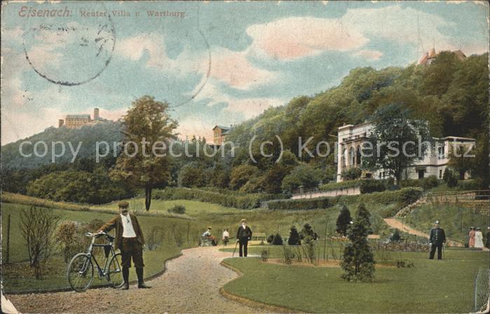Eisenach Thueringen Reuter Villa und Wartburg