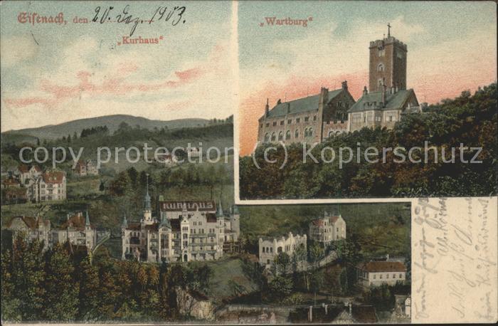 Eisenach Thueringen Kurhaus Wartburg