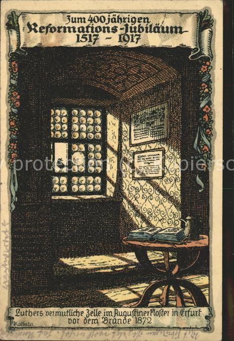 Eisenach Thueringen Luthers Zelle im Augustinerkloster vor