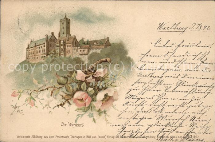 Eisenach Thueringen Die Wartburg