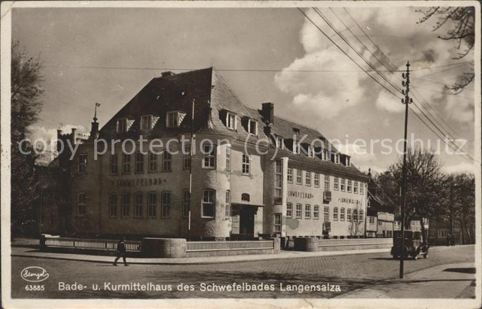 Bad Langensalza Schwefelbad Bade und Kurmittelhaus