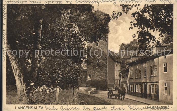 Bad Langensalza Mauergasse