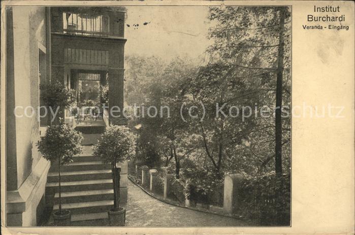 Eisenach Thueringen Institut Burchardi Veranda Eingang