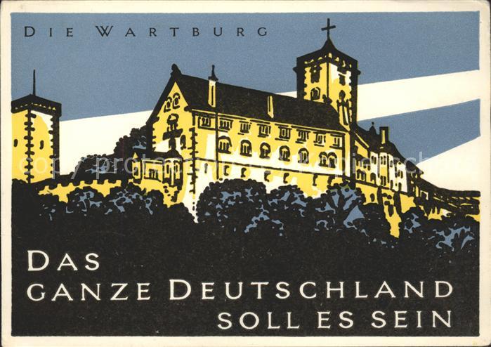 Eisenach Thueringen Wartburg Spruch Illustration