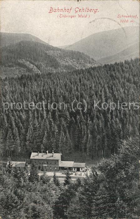 Gehlberg Bahnhof Schneekopf