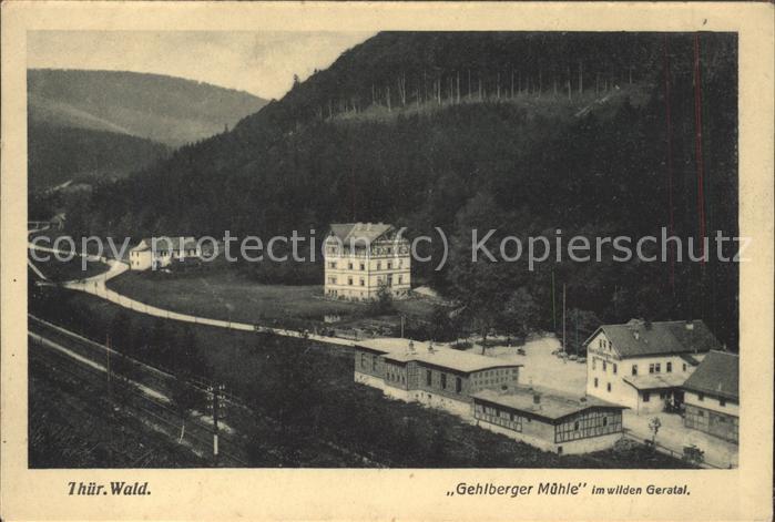 Gehlberg Mühle wildes Geratal