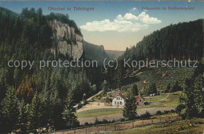 Oberhof Thueringen Falkenstein im Dietharzergrund