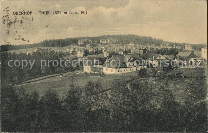 Oberhof Thueringen Panorama