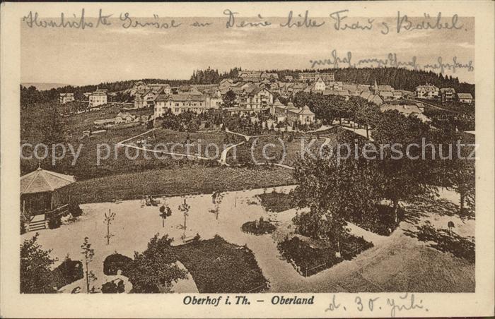 Oberhof Thueringen Oberland
