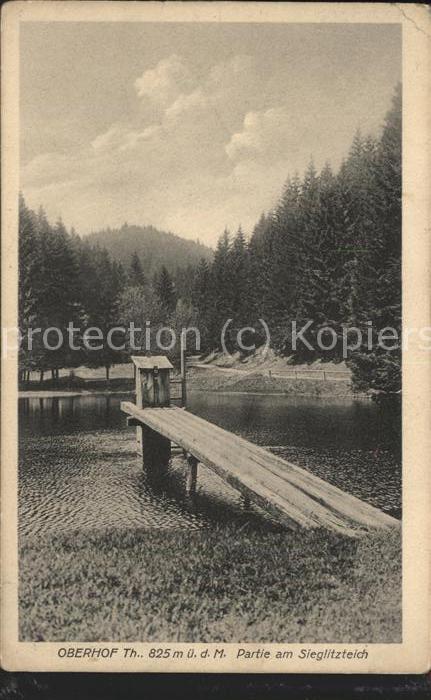 Oberhof Thueringen Sieglitzteich