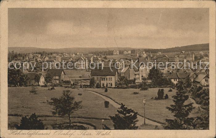 Oberhof Thueringen Panorama