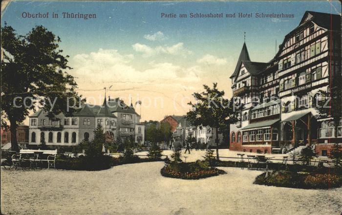 Oberhof Thueringen Schlosshotel und Hotel Schweizerhaus