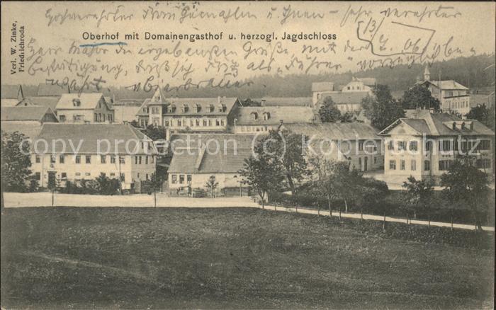 Oberhof Thueringen Domainengasthof Jagdschloss