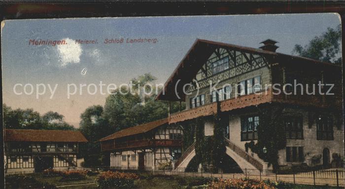 Meiningen Thueringen Meierei Schloss Landsberg