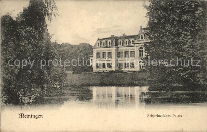 Meiningen Thueringen Erbprinzliches Palais Schwanenteich