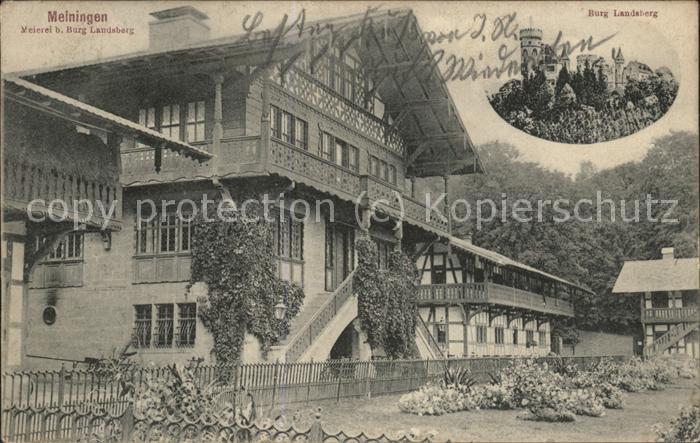 Meiningen Thueringen Meierei Burg Landsberg