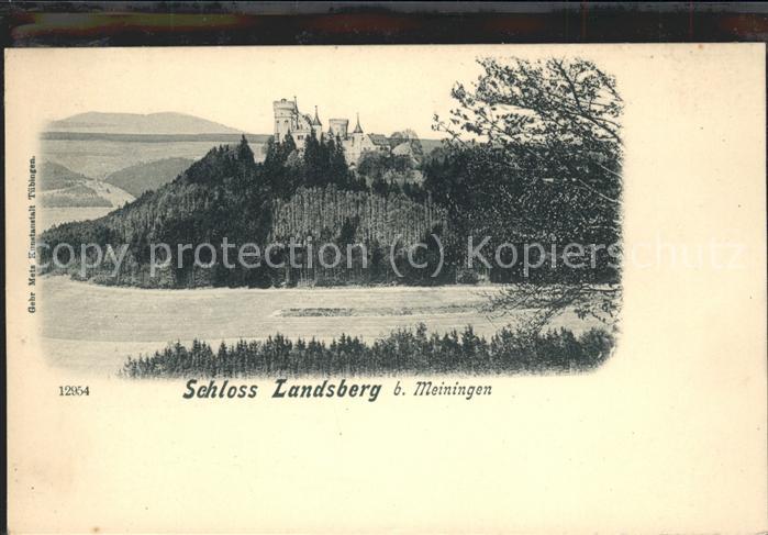 Meiningen Thueringen Schloss Landsberg