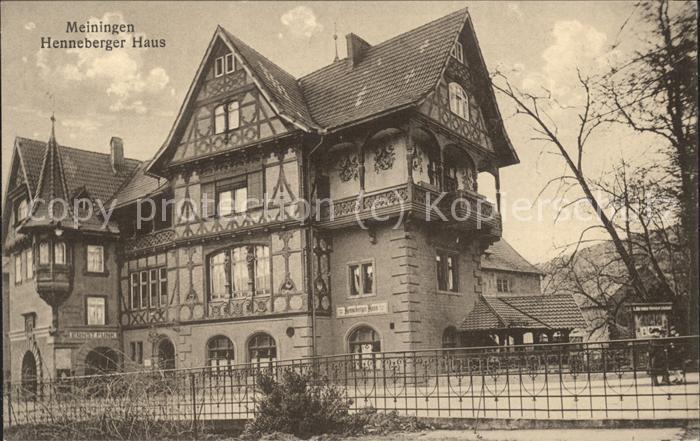 Meiningen Thueringen Henneberger Haus