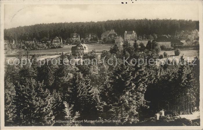 Masserberg Hildburghausen Thueringen Villenviertel Hoehenluftkurort