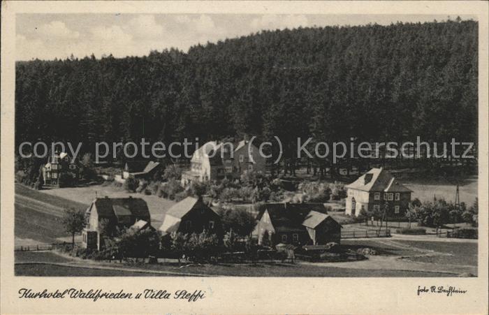 Masserberg Hildburghausen Thueringen Kurhotel Waldfrieden Villa Steffi