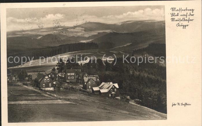 Masserberg Hildburghausen Thueringen Panorama Hoehenluftkurort mit Meuselbacher