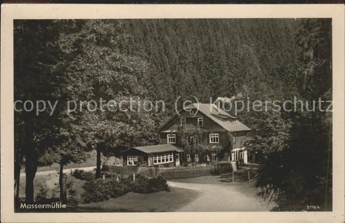 Masserberg Hildburghausen Thueringen Massermuehle am Rennsteig