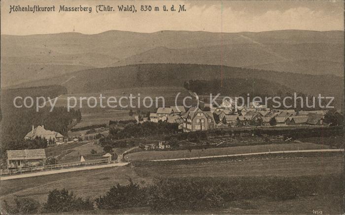 Masserberg Hildburghausen Thueringen Panorama Hoehenluftkurort