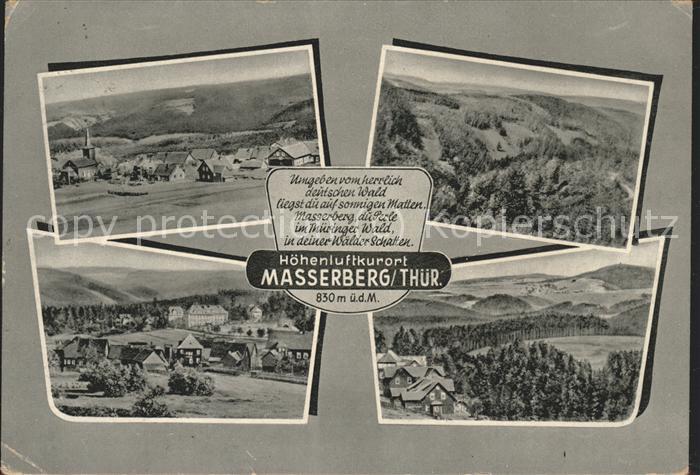 Masserberg Hildburghausen Thueringen Teilansichten Hoehenluftkurort