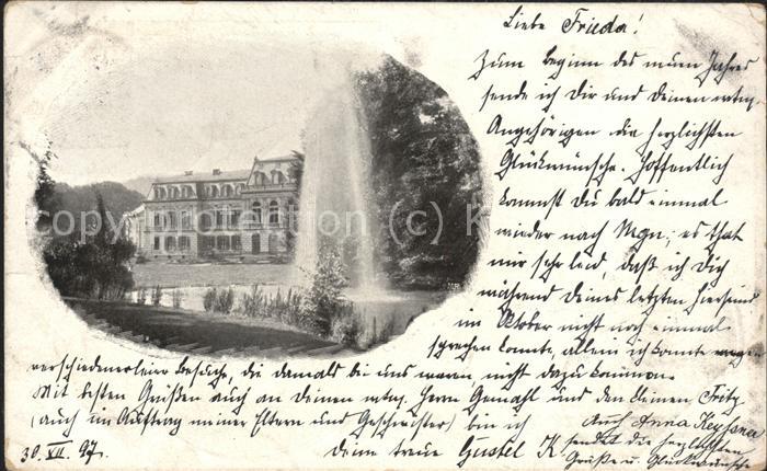 Meiningen Thueringen Erbprinzliches Palais Schwanenteich Fon