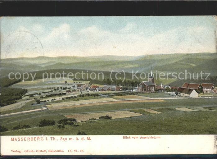Masserberg Panorama Blick vom Aussichtsturm