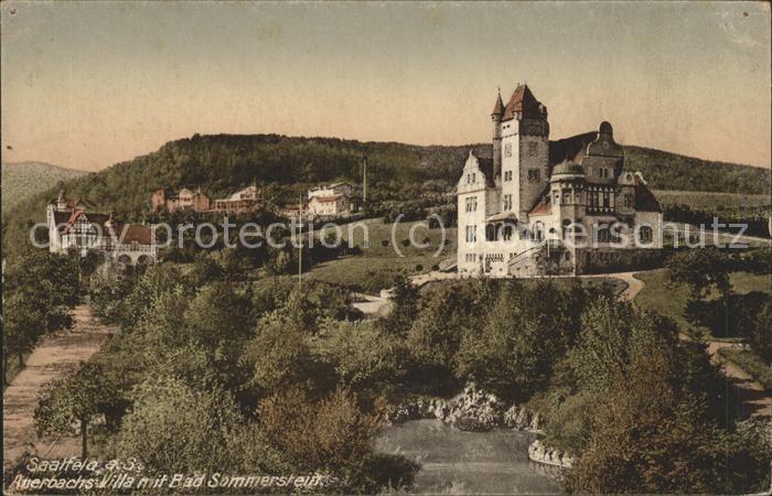 Saalfeld Saale Auerbachs-Villa mit Bad Sommerstein