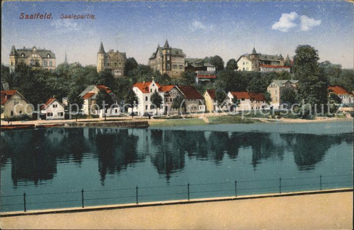 Saalfeld Saale Partie an der Saale