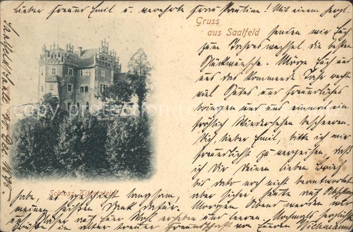 Saalfeld Saale Schloss Kitzerstein