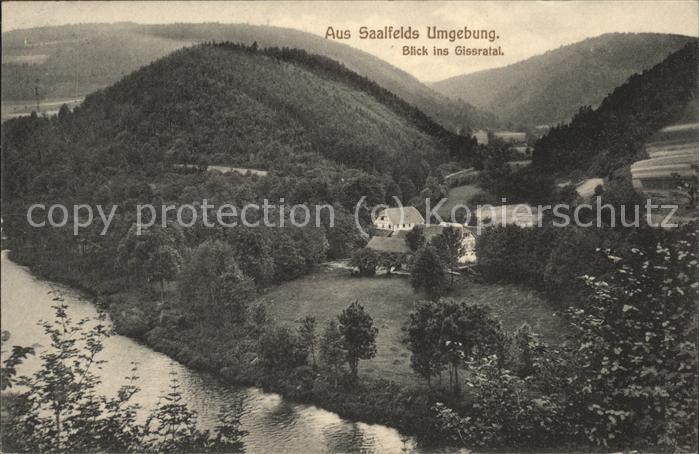 Saalfeld Saale Blick ins Gissratal