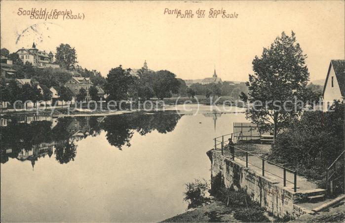 Saalfeld Saale Partie an der Saale