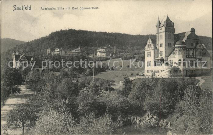 Saalfeld Saale Auerbachs Villa mit Bad Sommerstein