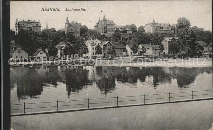 Saalfeld Saale Partie an der Saale