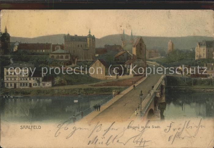 Saalfeld Saale Saalebrücke