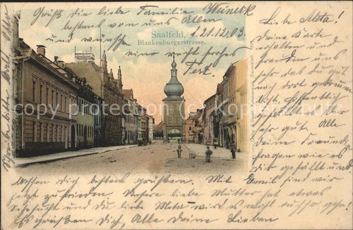 Saalfeld Saale Blankenburgerstrasse