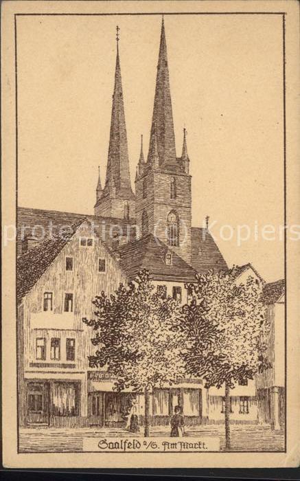 Saalfeld Saale Partie am Markt